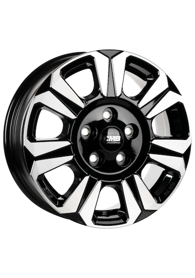 FORD TİCARİ ÖZELLİKLİ ARAÇLARA UYUMLU JANT  Cms1239/5 5x160 6.5x16 Et60 Cb65.1 Diamond Black