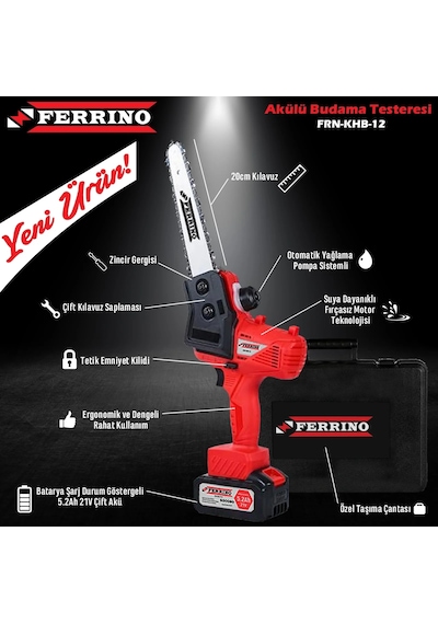 Ferrino Khb-12 Çift Akülü Budama Testeresi