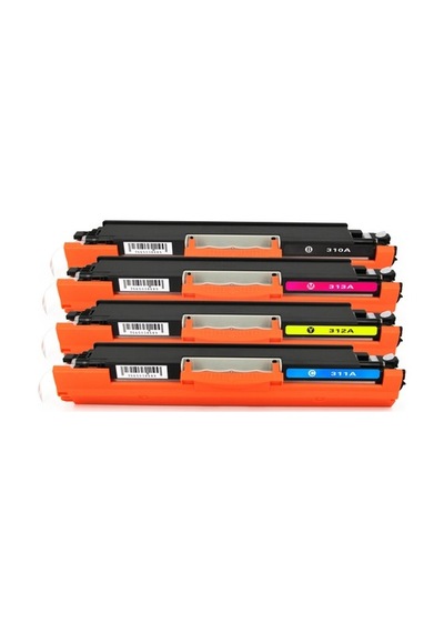 Photo Print Hp Cp1025Nw Uyumlu 4 Renk Toner Seti