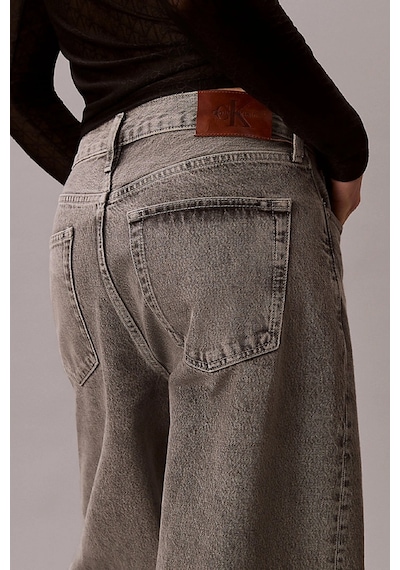 Calvin Klein Geniş Paça Grey Sterling Kadın Gri Jeans Lv047d834g-0sl Gri