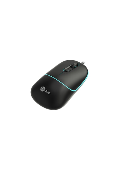 Lecoo MS110 USB Kablolu RGB 2400DPI 4 Tuşlu Sessiz Click Optik Mouse