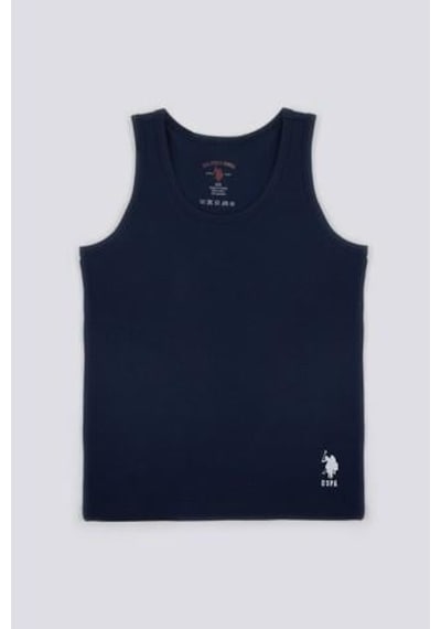 U.S. Polo Assn. U.s Polo Erkek Çocuk 2'li Takım Atlet Beyaz