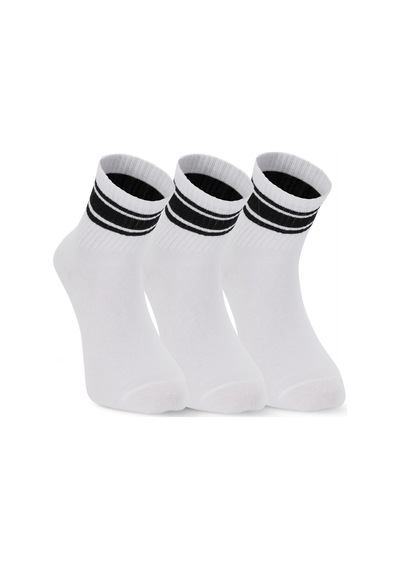Slazenger Jelly 3 Lü Erkek Beyaz Çorap Beyaz