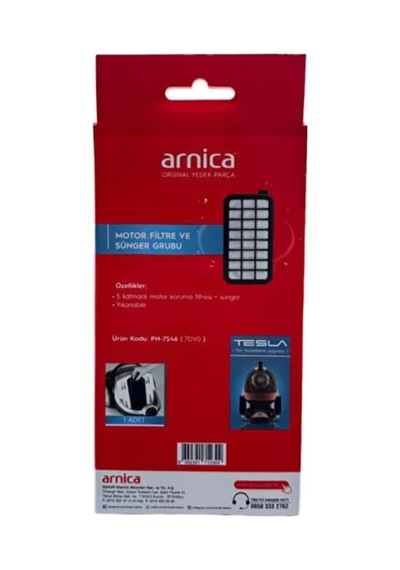 Arnica Tesla Uyumlu Süngerli Motor Koruma Filtresi