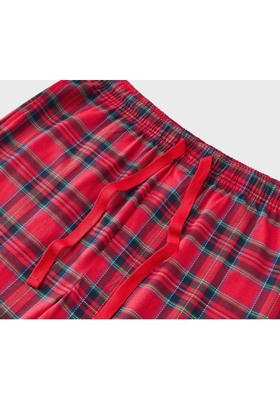 Tchibo Erkek Pijama, Mavi/kareli Mavi