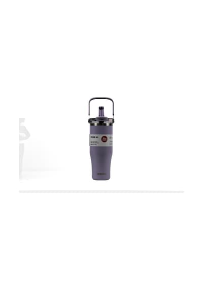 Dodge Db-24584 Çift Kullanım Pipetli/rahat İçim Mor 1200ml Çelik Matara Diğer