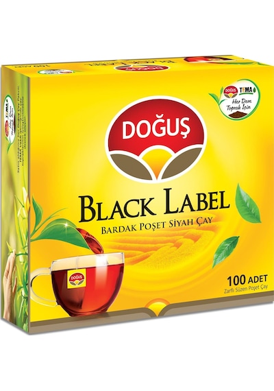 Doğuş Black Label Bardak Poşet Çay 100 Adet