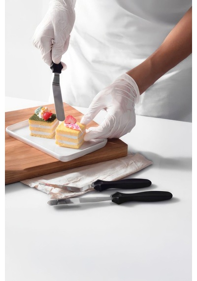 Çelik Silver Pasta Krema Sıva Kek Spatula Seti Sunum Mt233 Çelik Gri Diğer