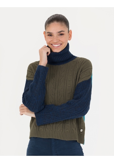Pierre Cardin Kadın Lacivert Triko Kazak 50277148-vr033 Lacivert