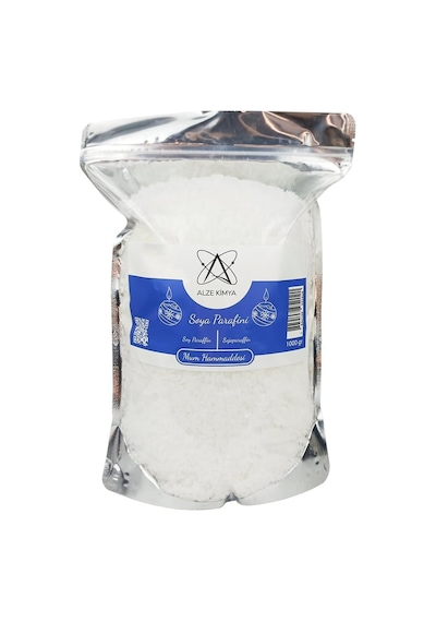 Soya Parafini Mum Hammaddesi Beyaz Mumlar Yapın 1 Kg