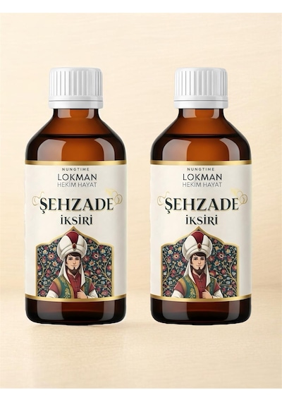 Lokman Hekim Osmanlı Geleneğinden Günümüze Şehzade İksiri Şurubu 125 Ml Cam Şişe 125 G