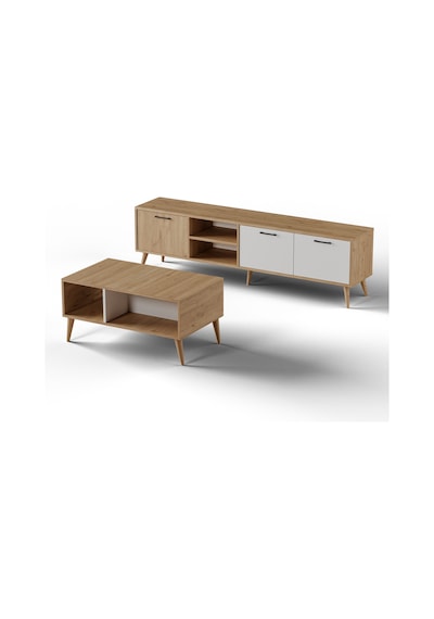Mezza Set 1585-2074 Exxen 180 Cm Tv Ünitesi + Exxen Orta Sehpa - Sepet-Beyaz Rengi Mezza Set 1585-2074 Exxen 180 Cm Tv Ünitesi + Exxen Orta Sehpa - Sepet-Beyaz Rengi