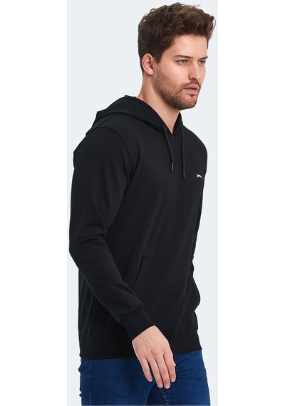 Slazenger OZZY IN Erkek Sweatshirt Siyah