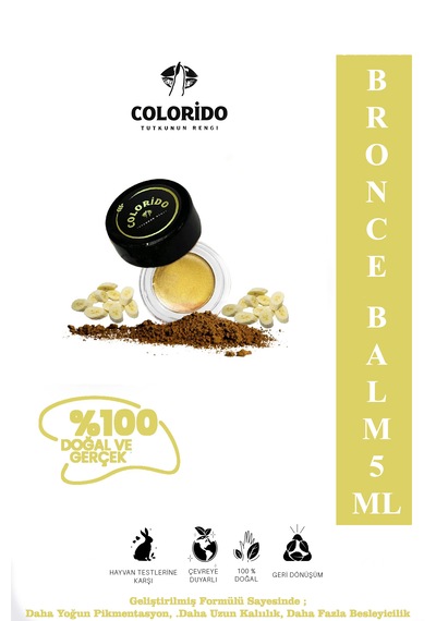 Colorido Bálsamo Bronce Nemlendirici Işıltı Veren E-vitaminli Krem Balm 04 Bronze