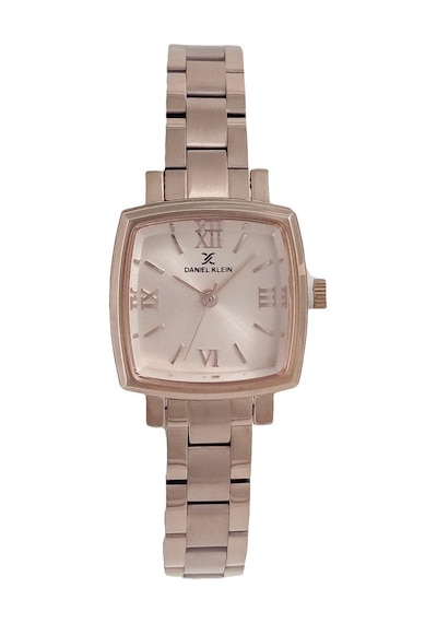 Daniel Klein Dke.1.10839-5 Kare Kadran Metal Kordon Metal Kasa 3 Atm Suya Dayanıklı Rose Renk Kadın Kol Saati Rose Gold