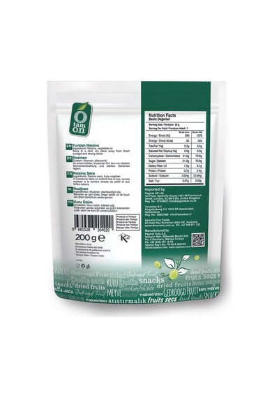 Otamon Kuru Üzüm 4 x 200 G
