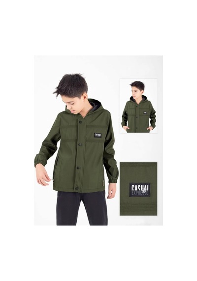 Mnk Baby & Kids Erkek Çocuk Mevsimlik Su İtici Çıtçıt Kapamalı Cepli Yağmurluk M00753 Yesil Mnk Baby & Kids Erkek Çocuk Mevsimlik Su İtici Çıtçıt Kapamalı Cepli Yağmurluk M00753 Yesil