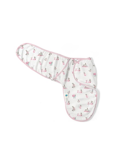 % 100 Pamuk Müslin Bebek Hazır Kundak Bébé Lapin Rose Kndk1019 Diğer