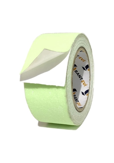Fosforlu Kaydırmaz Bant Yeşil Fosforlu Merdiven Bandı 5 CM x 10 MT