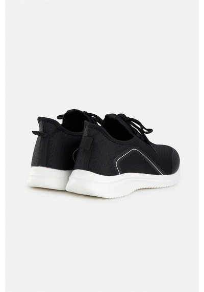 Süvari Siyah Sneakers Ayakkabı-38717 Siyah
