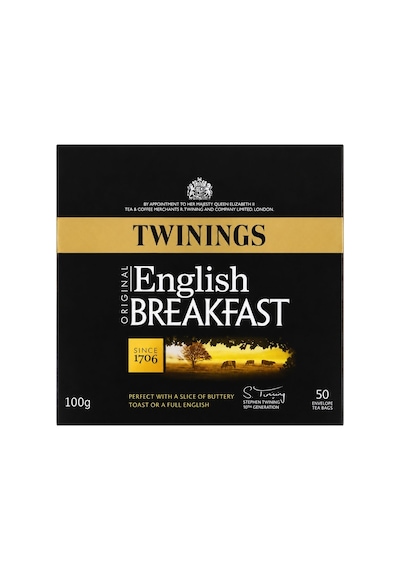 Twinings Original English Breakfast Siyah Bardak Poşet Çay 50 X 2 G