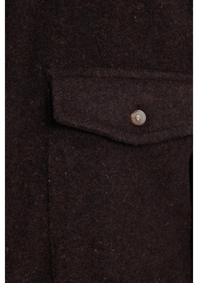 Tudors Erkek Slim Fit Tek Cep Kapaklı Düz Oduncu Spor Koyu Kahve Gömlek-41583 Koyu Kahve Tudors Erkek Slim Fit Tek Cep Kapaklı Düz Oduncu Spor Koyu Kahve Gömlek-41583 Koyu Kahve