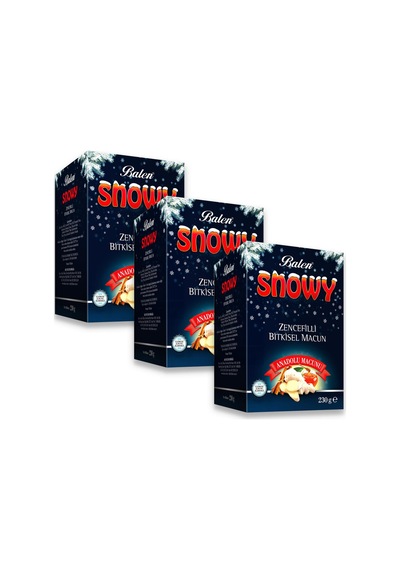 Balen SNOWY Zencefilli Anadolu Kış Macunu 230 gr x 3 Adet