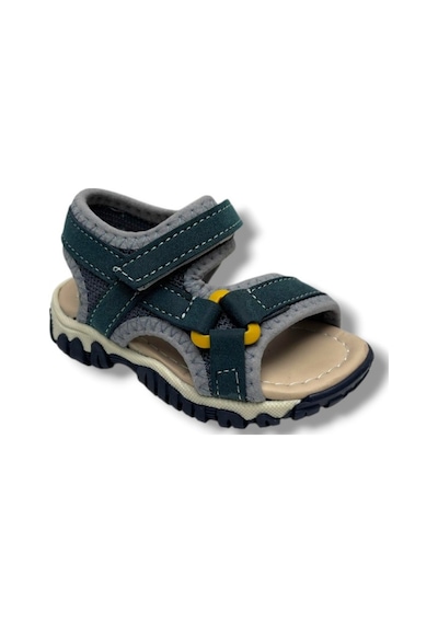 Arzen Bebe 225-26 Cırtlı Anatomik Erkek Bebek Sandalet Petrol Gri 19-21