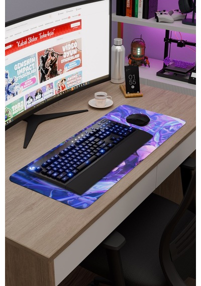 Kuki Shinobu Genshin Impact Anime Oyuncu V1 - 70x30 Xl Gaming Mouse Pad Fare Altlığı