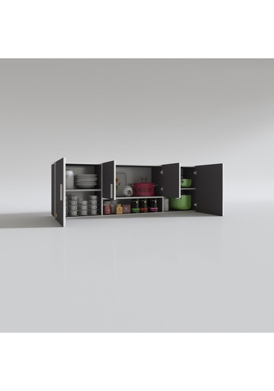 Kenzlife hazır mutfak packey gri 060*180*32 mutfak banyo dolabı kapaklı raflı Kenzlife hazır mutfak packey gri 060*180*32 mutfak banyo dolabı kapaklı raflı