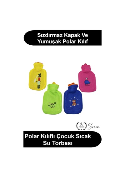 Çocuk Sıcak Su Torbası 500 Ml Polar Kılıflı