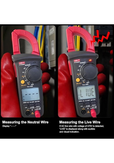 Akım Ölçüm Pensesi, Unı-t Ut200b+ Akım Pensesi Ac Akım True Rms Akım Ölçüm Cihazı Otomatik Ranging Ac/dc Geri