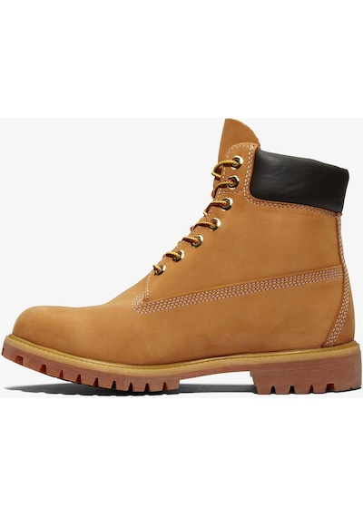Timberland Premium 6 Inch Lace Up Waterp Erkek Sarı Outdoor Ayakkabı-9004 Sarı