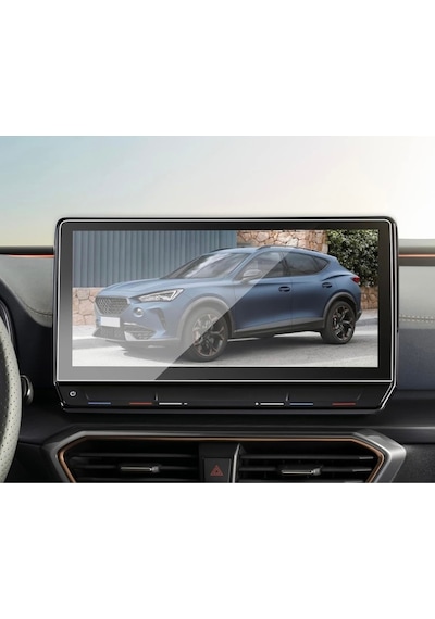 Cupra Formentor 2021-2023 Uyumlu Multimedya Ekran Koruyucu - Kırılmaz Şeffaf Nano Teknoloji
