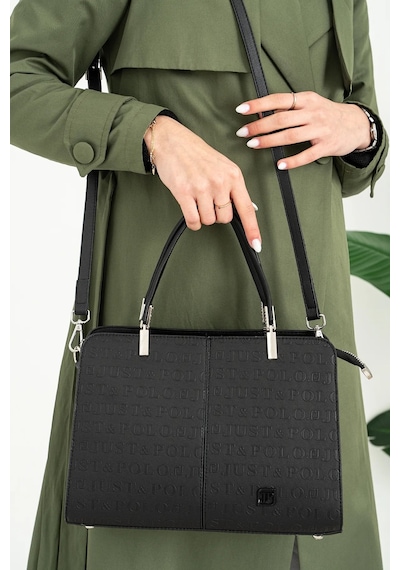 Just Polo Kadın Yeni Sezon El Ve Omuz Çantası 234079mh Siyah Yeni