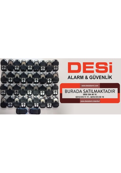 Desi Alarm Sistemi Silver S9 Kopyalanamayan Kumandası Steely
