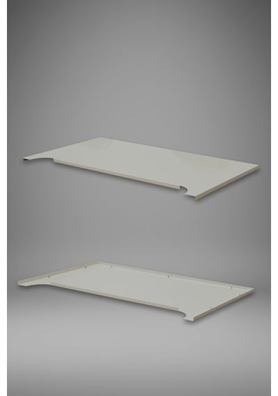 Klima Motoru/dış Ünite Gizleme/koruma Kafesi S Alt Panel Açık Gri