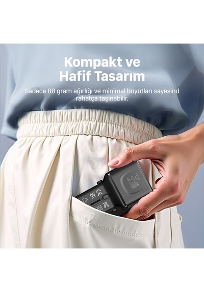 Xenon Smart Priz Dönüştürücü 35w Gan Hızlı Şarj, 200+ Ülke, Usb-c & Usb-a, Pd Pps, Seyahat Adaptörü X6407