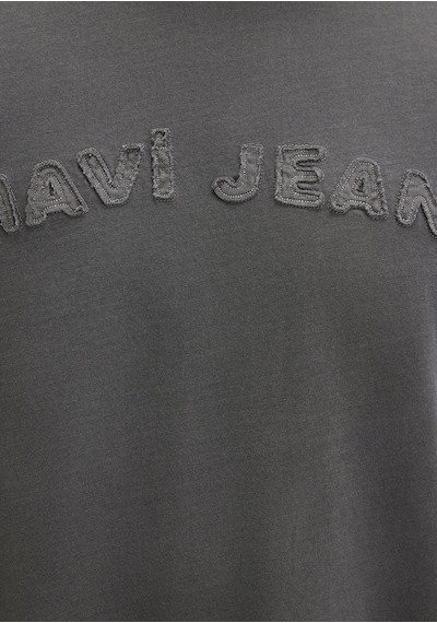 Mavi - Mavi Jeans Baskılı Antrasit Tişört 0612953-900 Antrasit