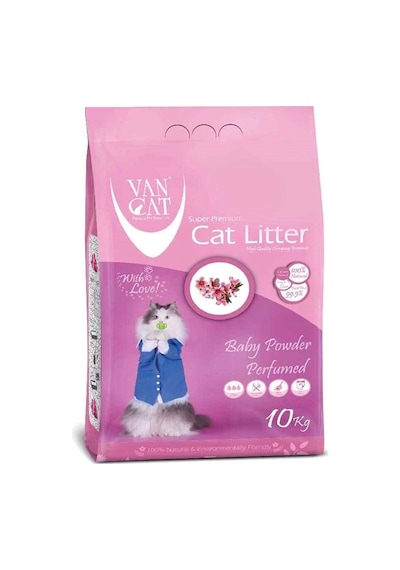 Vancat Kedi Kumu Bebek Pudralı Kalın 10 Kg