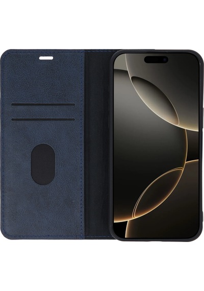 Newface Apple Uyumlu iPhone 15 Pro Max Kılıf Trend S Plus Kapaklı Kılıf - Koyu Yeşil Koyu Yeşil