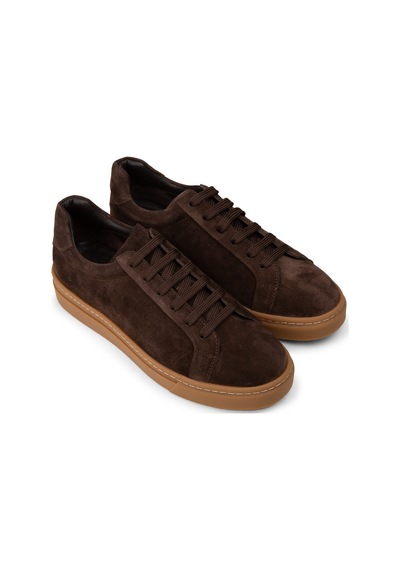 Deery Erkek Hakiki Süet Kahverengi Spor Ayakkabı - 02018mkhvc03
