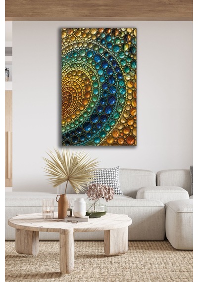 Spiral Enerji Renkli Geometrik Doku Ultra Hd Cam Tablo Modern Soyut Dekoratif Duvar Tablosu, Salon, Ofis Ve Çalışma Alanı Dekoru,