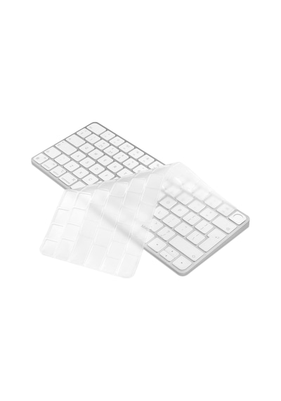 Klavye Koruyucu Apple Uyumlu iOS  Magic Keyboard-3 Uk-tr A2449 A2450 İle  Silikon Kılıf 001