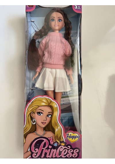 Kazaklı Örgü Saçlı Etekli Bebek 30 Cm Model Oyuncak Bebek Model Bebek