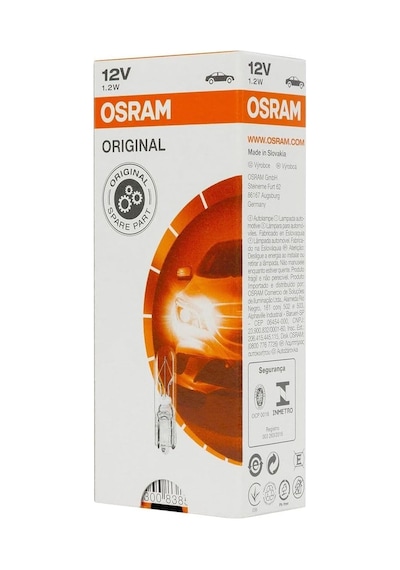 2721 12v T5 1.2w Dipsiz Gösterge Ampulü 10 Adet Standart