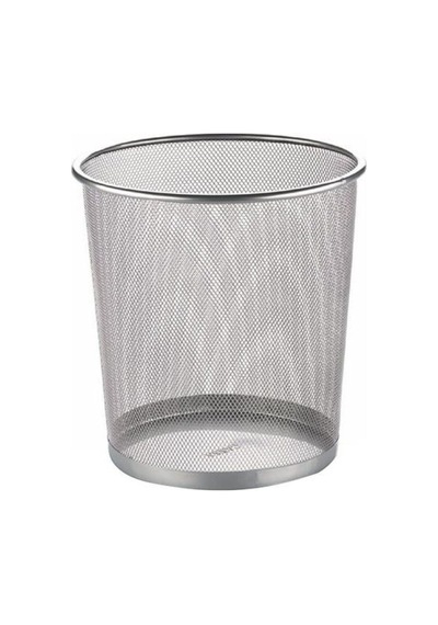 Çöp Kovası Metal Tam Perforeli 10 Litre Gri 854