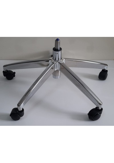 Kamusalmarket Oyuncu Koltuğu Yıldız Ayağı Krom Pistonlu Çap 70 Cm