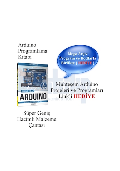 Arduino Başlangıç Seti Uno R3 ( Ch340 ) 107 Parça 344 Adet