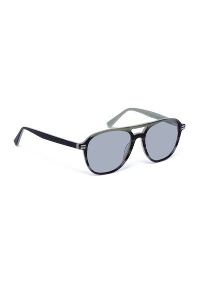 Görüşbaz Pilookk Unisex/ Erkek Güneş Gözlüğü Uv400 Koruma Retro Model Gülen Gözler Serisi Zeus Siyah
